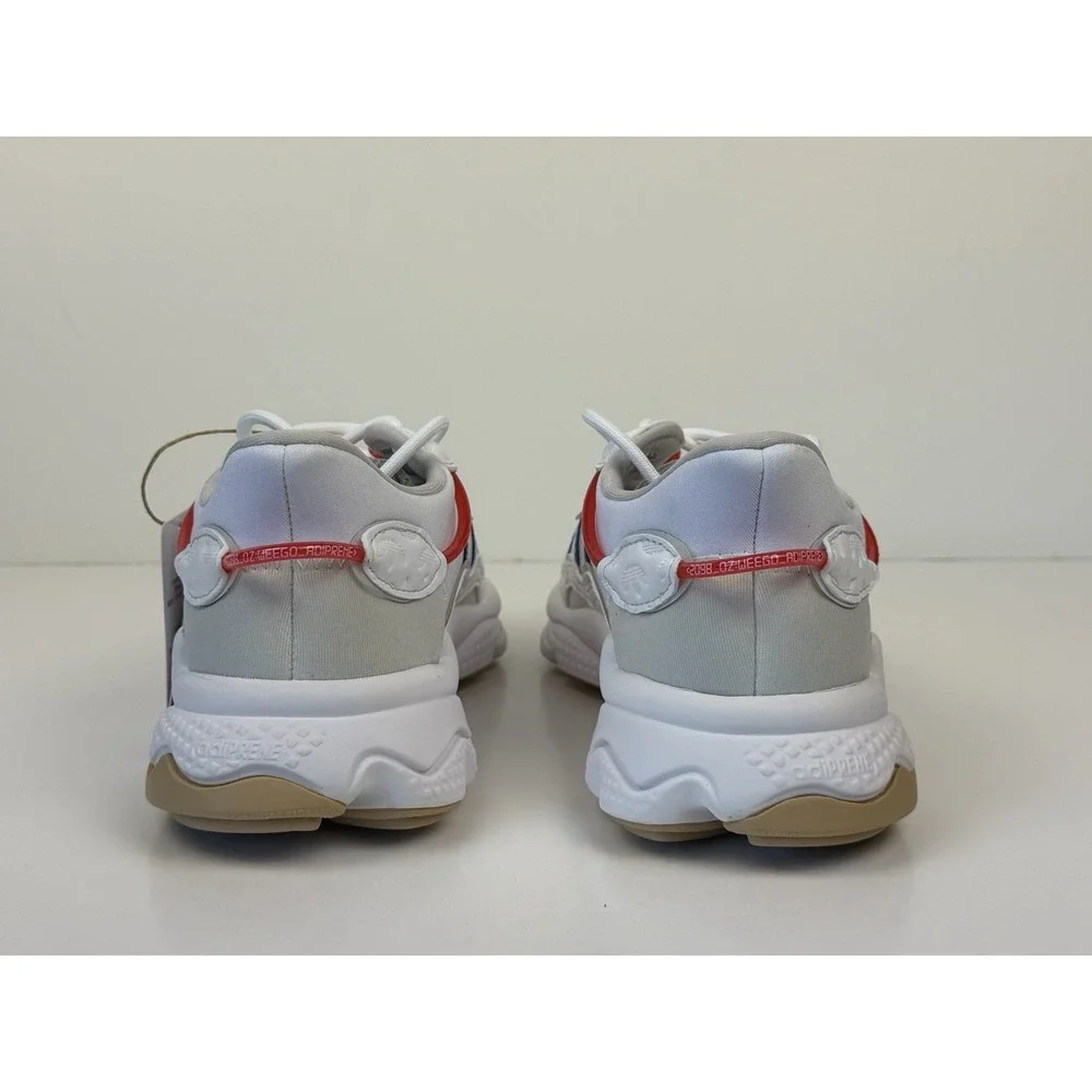Adidas Ozweego J Sneakers Kid Size 4Y Red Blue White Gum Brown‎ ID7966